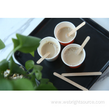 Single Paper Wrapped Wood Coffee Stirrers